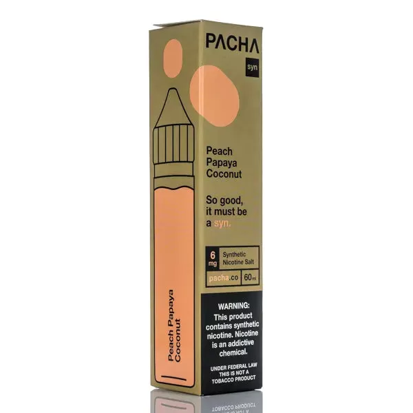 Pachamama Syn - Peach Papaya Coconut Cream - 60ml - 3mg - Image 3