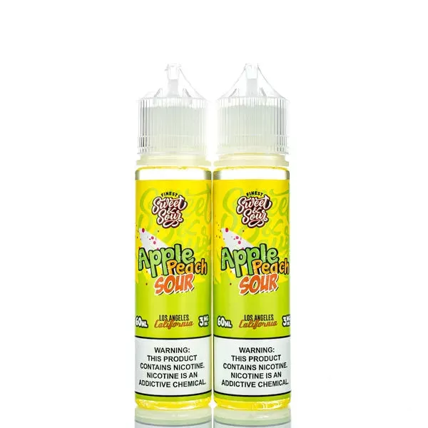 The Finest E-Liquid - Sweet & Sour - Apple Peach Sour - 120ml (DISCONTINUED) - 3mg - Image 2