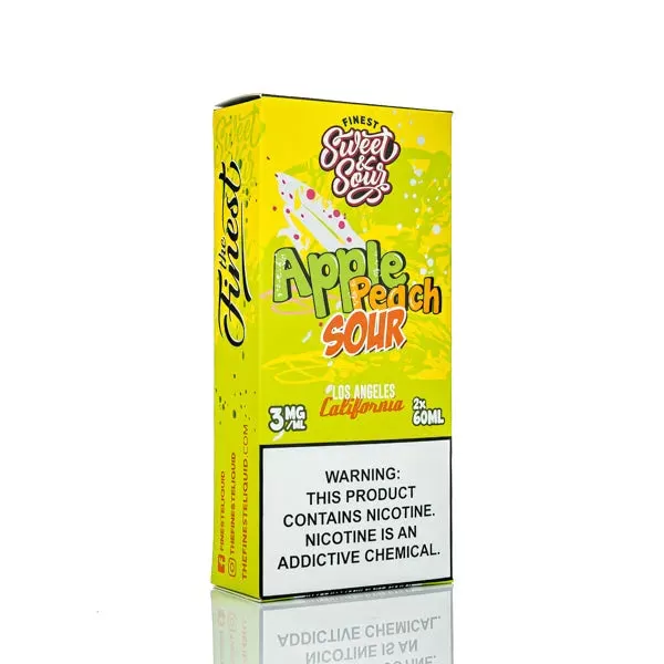 The Finest E-Liquid - Sweet & Sour - Apple Peach Sour - 120ml (DISCONTINUED) - 3mg - Image 3