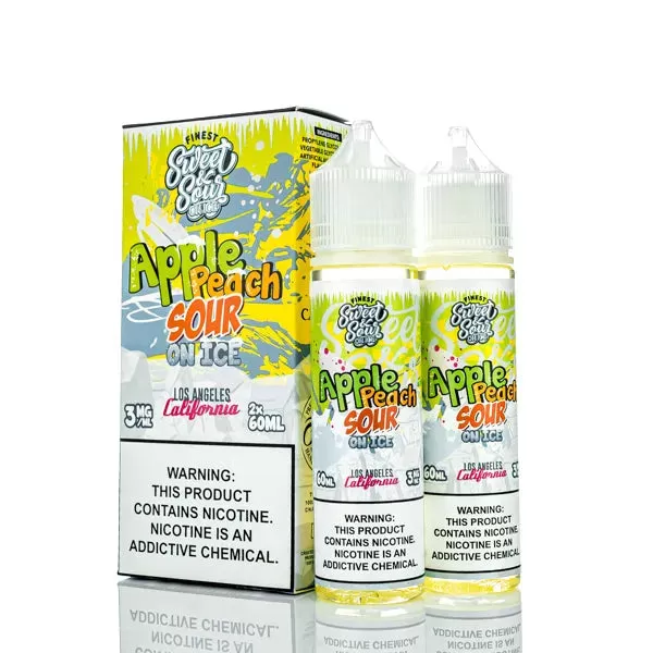 The Finest E-Liquid - Sweet & Sour - Apple Peach Sour On Ice - 120ml (DISCONTINUED) - 6mg