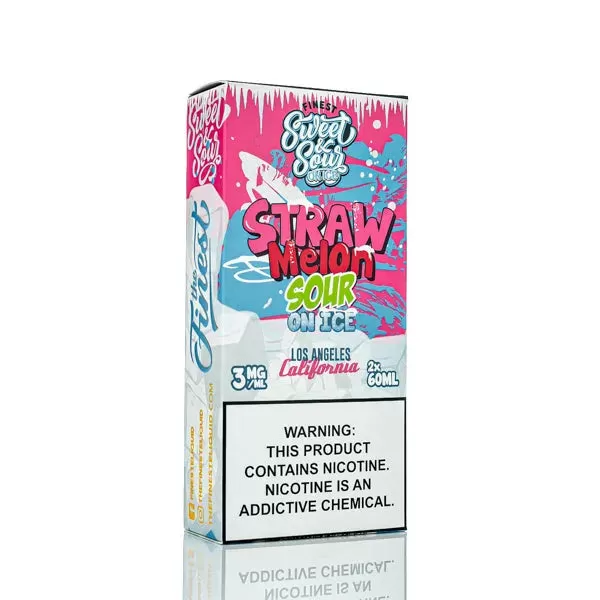 The Finest E-Liquid - Sweet & Sour - Strawmelon Sour ICE - 120ml (DISCONTINUED) - 6mg - Image 3