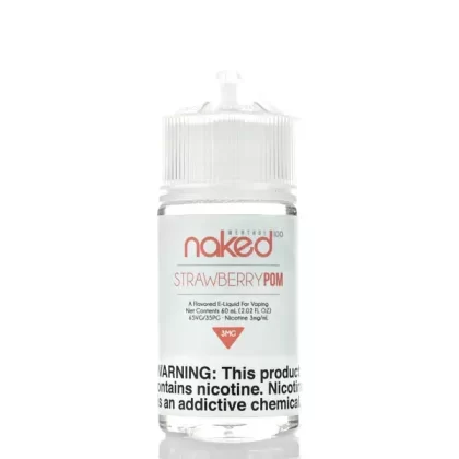 Naked 100 - Strawberry Pom - 60ml - 3mg