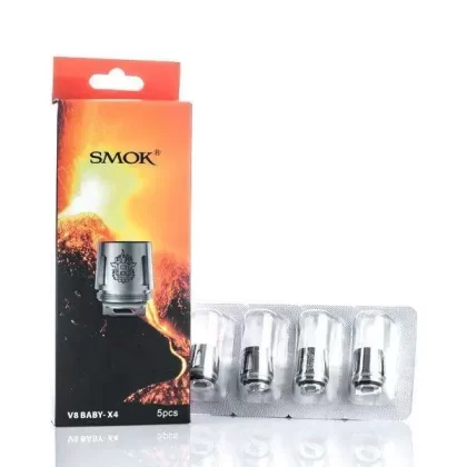 SMOK TFV8 Baby Beast Replacement Coil in (DISCONTINUED) - Pack of 5 - 0.15 ohm V8 Baby Mesh Replacement Coils