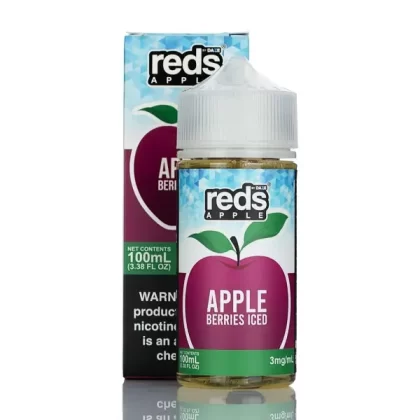 7 Daze - Reds Apple ICED eJuice Berries - 100ml - 6mg