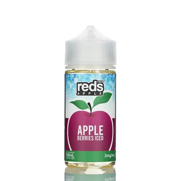 7 Daze - Reds Apple ICED eJuice Berries - 100ml - 6mg - Image 2