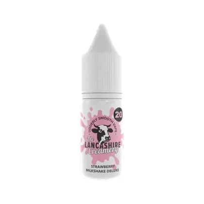 The Lancashire Creamery Strawberry Milkshake Deluxe Nic Salt - 20mg