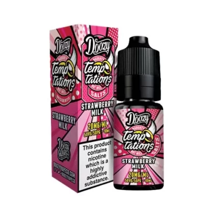 Doozy Temptations Strawberry Milk Nic Salt - 20mg