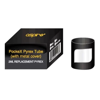 Aspire PockeX Replacement Glass - Silver
