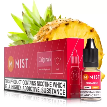 Pineapple Vape Juice (10x10ml) - 70PG/30VG (Standard) / NONE 0mg
