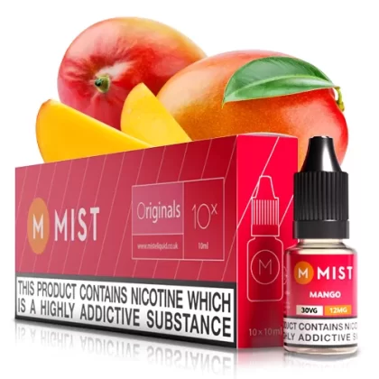Mango Vape Juice (10x10ml) - 30PG/70VG (Extra Vapour) / X.LOW 3mg