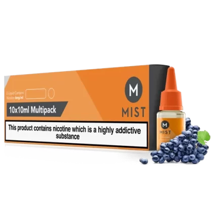 Purple Grape Vape Juice (10x10ml) - 30PG/70VG (Extra Vapour) / LOW 6mg
