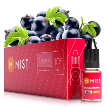 Blackcurrant Vape Juice (10x10ml) - 30PG/70VG (Extra Vapour) / Medium 12mg