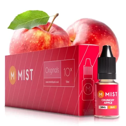 Crunchy Apple E Liquid (10x10ml) - 70PG/30VG (Standard) / Medium 12mg