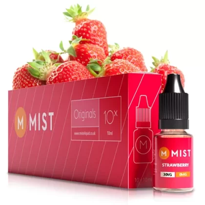 Strawberry E Liquid (10x10ml) - 30PG/70VG (Extra Vapour) / Medium 12mg