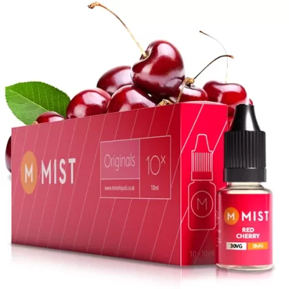 Red Cherry E Liquid (10x10ml) - 70PG/30VG (Standard) / Medium 12mg