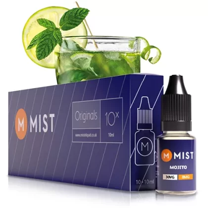 Mojito E Liquid (10x10ml) - 30PG/70VG (Extra Vapour) / LOW 6mg