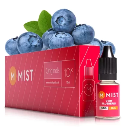Very Blueberry Vape Juice (10x10ml) - 30PG/70VG (Extra Vapour) / X.LOW 3mg