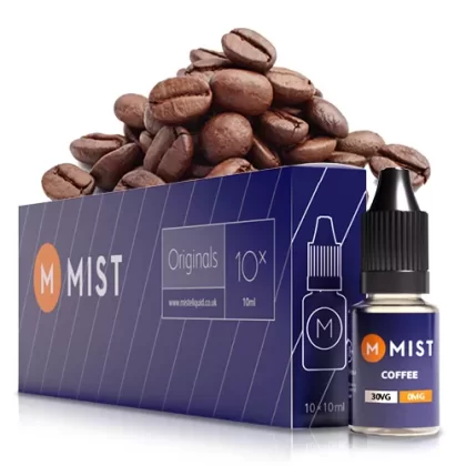 Coffee E Liquid (10x10ml) - 30PG/70VG (Extra Vapour) / Medium 12mg