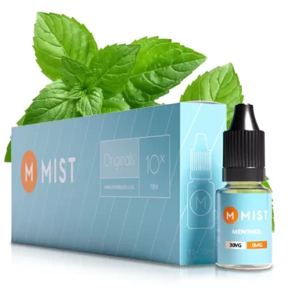 Menthol Vape Juice (10x10ml) - 70PG/30VG (Standard) / NONE 0mg