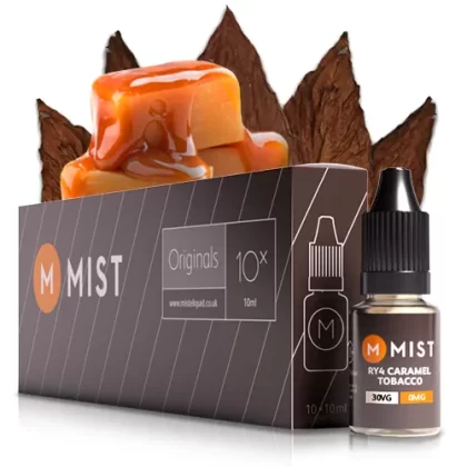 RY4 Caramel Tobacco E Liquid (10x10ml) - 70PG/30VG (Standard) / Medium 12mg