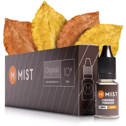 Virginia Tobacco E Liquid (10x10ml) - 30PG/70VG (Extra Vapour) / LOW 6mg