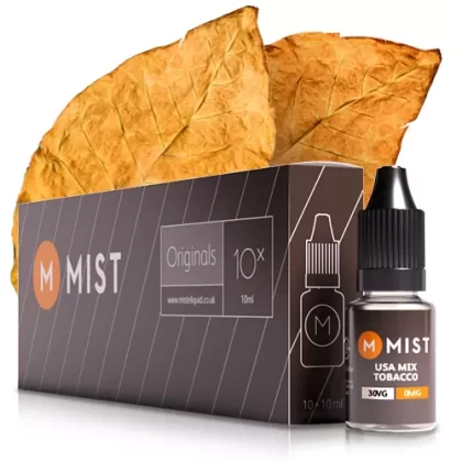 USA Mix Tobacco E Liquid (10x10ml) - 70PG/30VG (Standard) / LOW 6mg