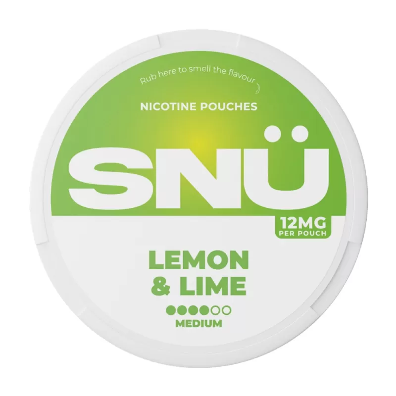 Lemon & Lime Nicotine Pouches by SNU (20pk) - 12mg