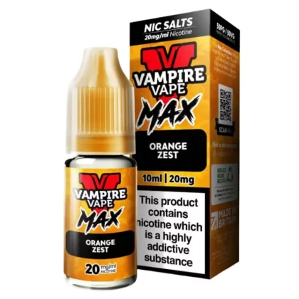 Orange Zest VV Max Nic Salt E-Liquid by Vampire Vape (10ml) - 20mg