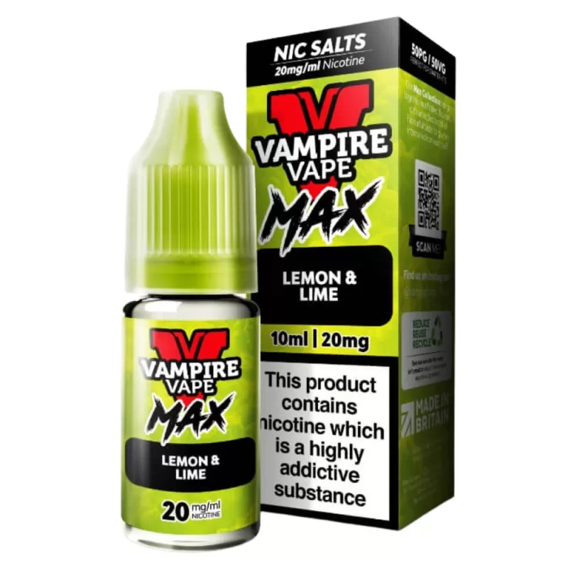 Lemon Lime VV Max Nic Salt E-Liquid by Vampire Vape (10ml) - 10mg