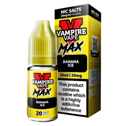 Banana Ice VV Max Nic Salt E-Liquid by Vampire Vape (10ml) - 20mg