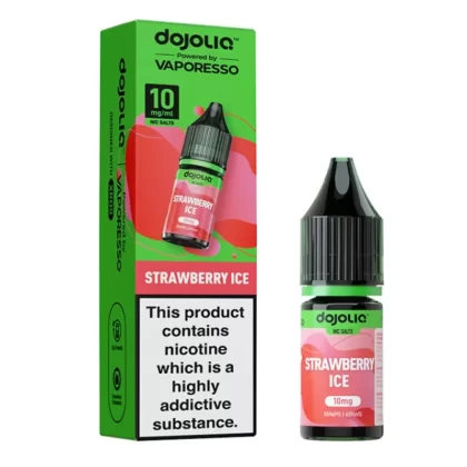 Strawberry Ice Nic Salt E-Liquid by Dojoliq (10ml) - 20mg
