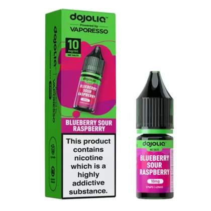 Blueberry Sour Raspberry Nic Salt E-Liquid by Dojoliq (10ml) - 10mg