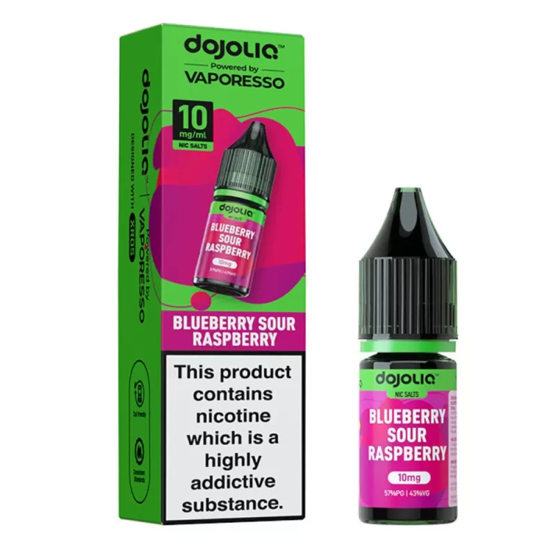 Blueberry Sour Raspberry Nic Salt E-Liquid by Dojoliq (10ml) - 10mg