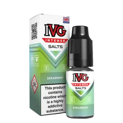 Spearmint Nic Salts E-Liquid Intense Salts Series by IVG (10ml) - 20mg