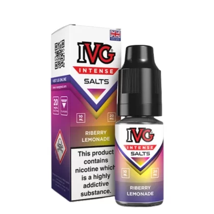 Riberry Lemonade Nic Salts E-Liquid Intense Salts Series by IVG (10ml) - 10mg