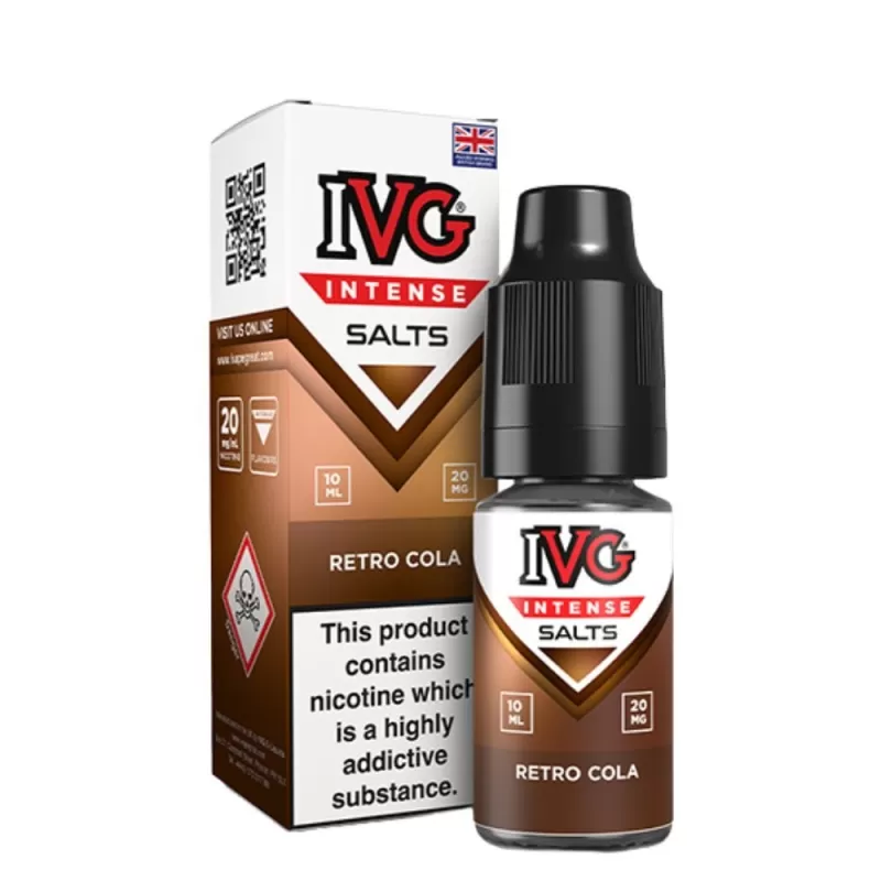 Retro Cola Nic Salts E-Liquid Intense Salts Series by IVG (10ml) - 10mg