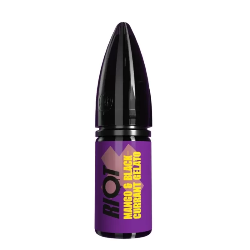 Mango And Blackcurrant Gelato Nic Salts E-Liquid Riot X by Riot Squad (10ml) - 20mg