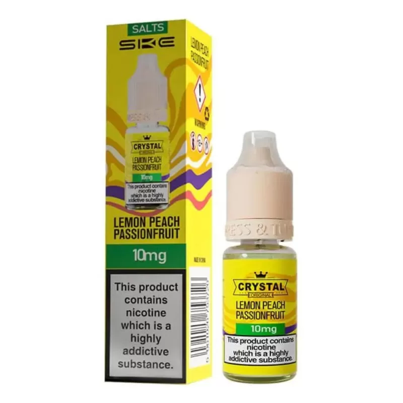 Lemon Peach Passionfruit Nic Salt E-Liquid Original Series by SKE Crystal (10ml) - 20mg