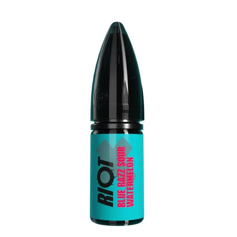 Blue Razz Sour Watermelon Nic Salts E-Liquid Riot X by Riot Squad (10ml) - 10mg