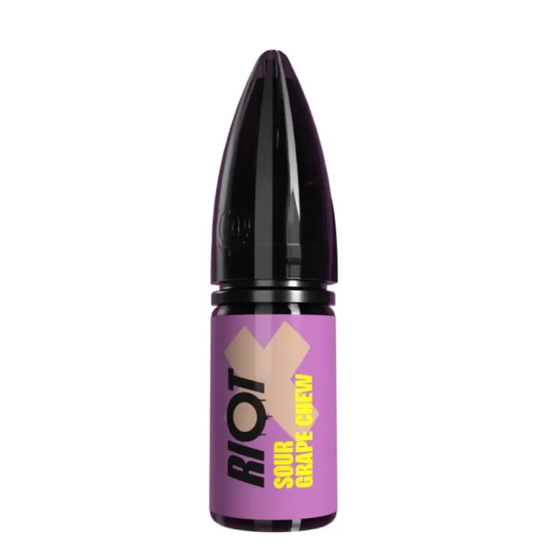 Sour Grape Chew Nic Salts E-Liquid Riot X by Riot Squad (10ml) - 5mg