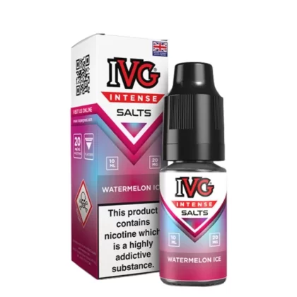 Watermelon Ice Nic Salts E-Liquid Intense Salts Series by IVG (10ml) - 20mg