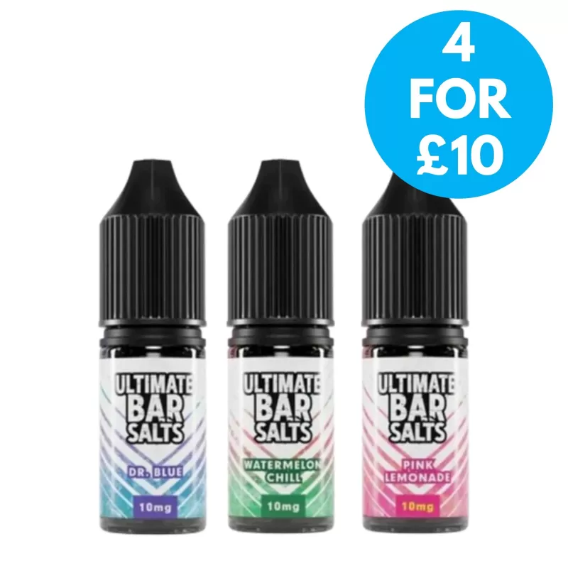10mg Ultimate Bar Salts 10ml Nic Salts (50VG/50PG)