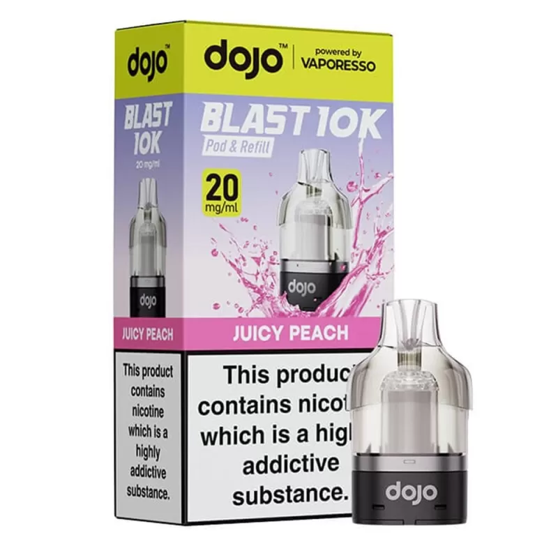 Dojo Blast 10K Juicy Peach Prefilled Pods - 20mg