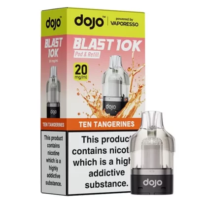 Dojo Blast 10K Ten Tangerines Prefilled Pods - 20mg
