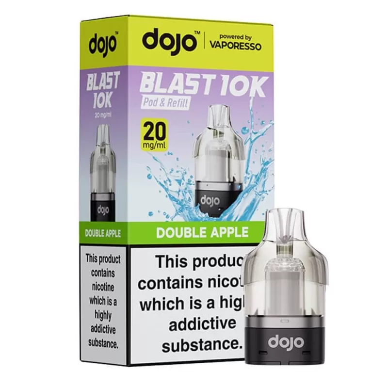 Dojo Blast 10K Double Apple Prefilled Pods - 20mg