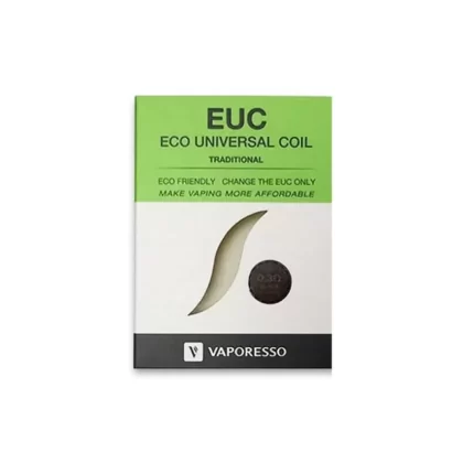 Euc Universal Replacement Coils by Vaporesso (5 Pack) - 0.5 Ohm Cotton
