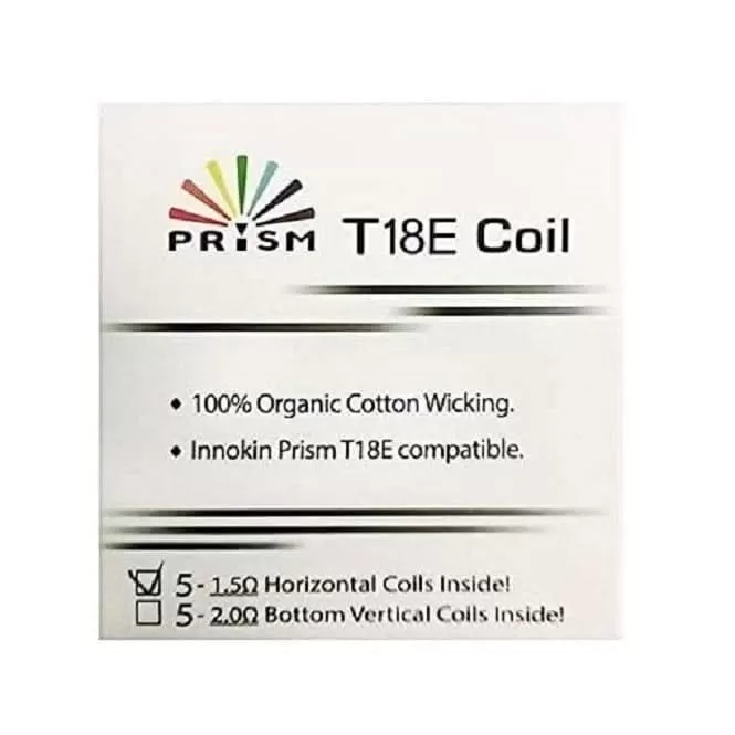 Prism T18E / T22E Endura Replacement Coils by Innokin (5 Pack) - 1.7 Ohm