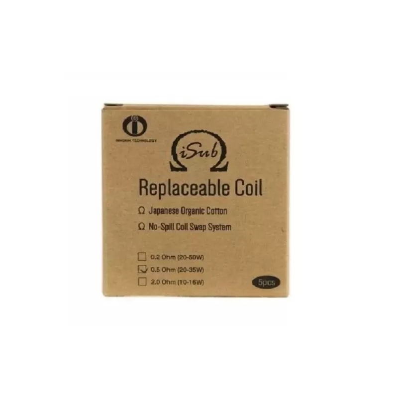 iSub Replacement Coils by Innokin (5 Pack) - 0.2 Ohm - Image 2