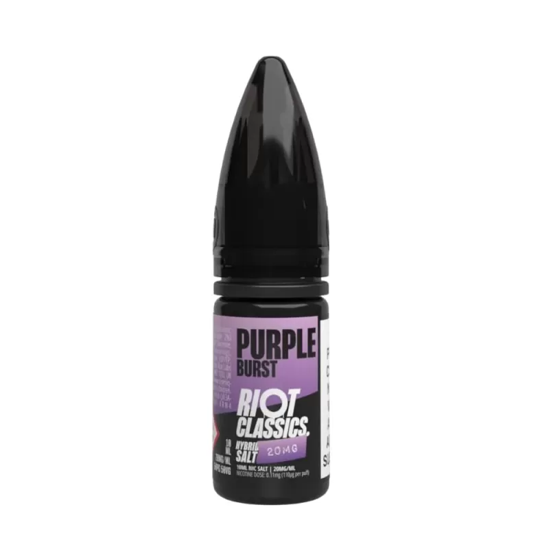 Purple Burst Hybrid Salt E-Liquid by Riot Squad (10ml) - 5mg