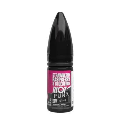 Strawberry, Raspberry & Blueberry Hybrid Salt Punx Series by Riot Squad (10ml) - 20mg